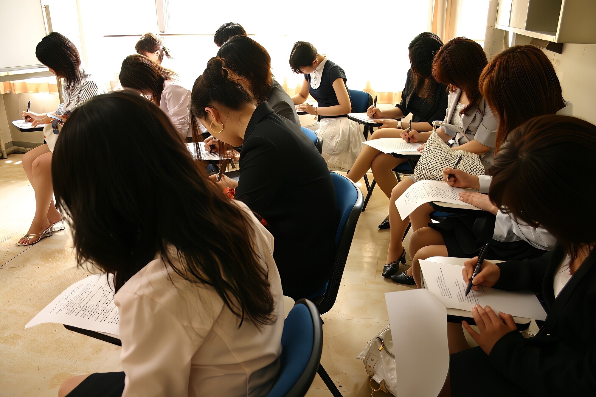 【AIリマスター版】現役素人家庭教師をアンケート調査という名目でヤッちゃいました！！